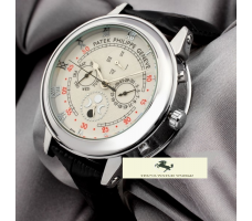 HK1143 PATEK PHİLİPPE GENEVE SKY MOON TOURBİLLİON GÜMÜŞ KASA